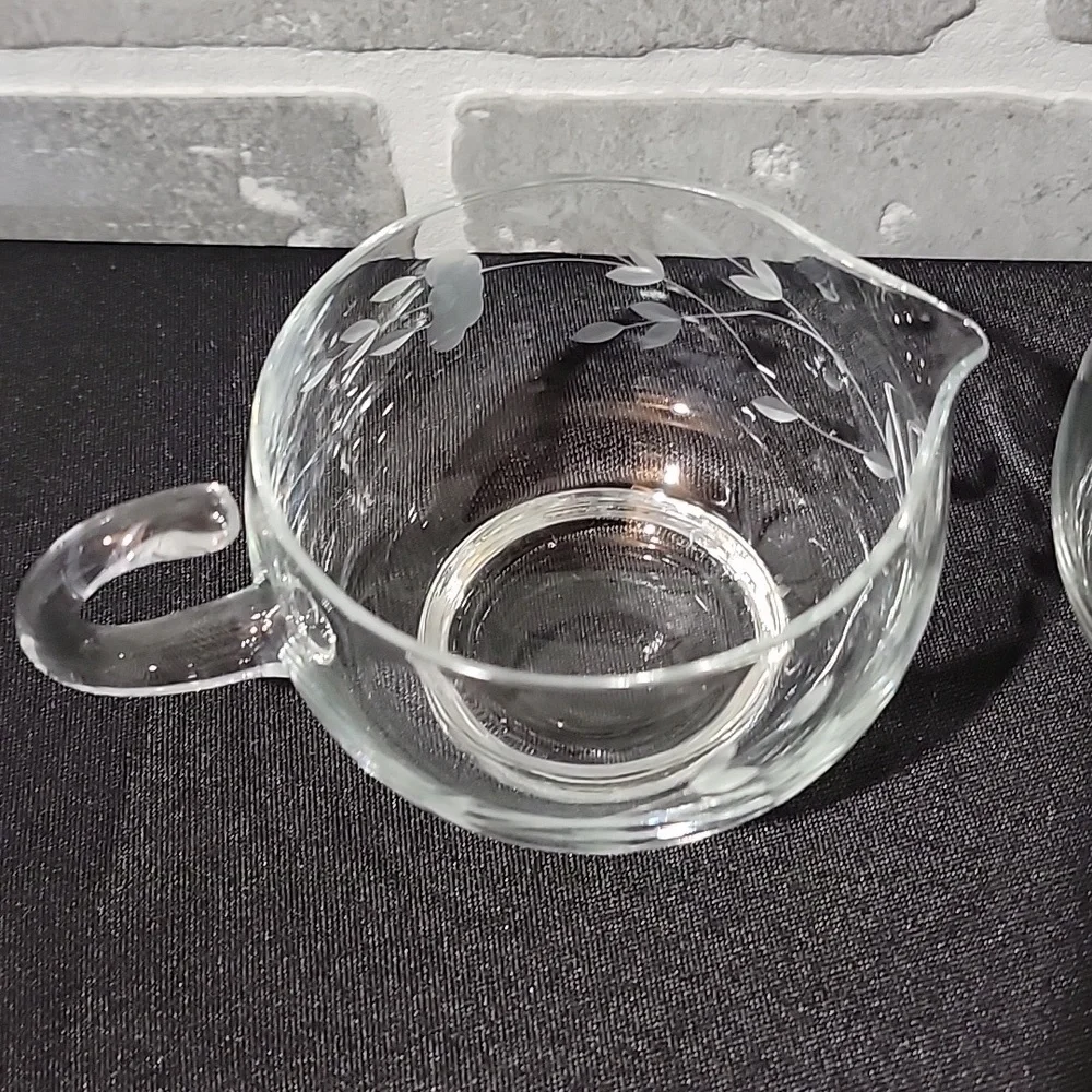 Princess House Heritage Cream and Sugar